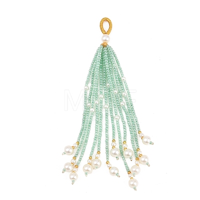 Transparent Glass & Plastic Beads Big Pendants LS-GLAA-B038-01A-1