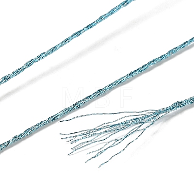 10 Skeins 12-Ply Metallic Polyester Embroidery Floss OCOR-Q057-A04-1