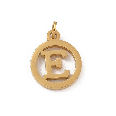 304 Stainless Steel Charms
with Jump Ring STAS-R001-02G-E-1