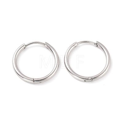 304 Stainless Steel Huggie Hoop Earrings for Women EJEW-F280-07C-P-1
