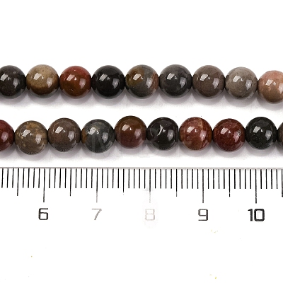 Natural Picture Jasper Beads Strands G-H037-A01-01-1