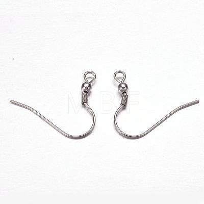 304 Stainless Steel Earring Hooks X-STAS-F117-23P-1