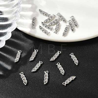 SHEGRACE Brass Pea Charms XGR0166P-102P-1