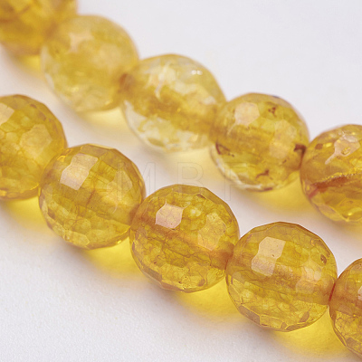 Natural Quartz Crystal Beads Strands X-G-G099-F6mm-19-1