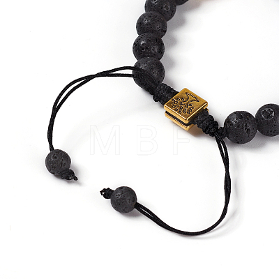 Adjustable Nylon Thread Braided Bead Bracelets BJEW-E354-C01-1