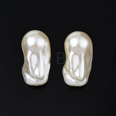 ABS Plastic Imitation Pearl Beads KY-T023-032-1