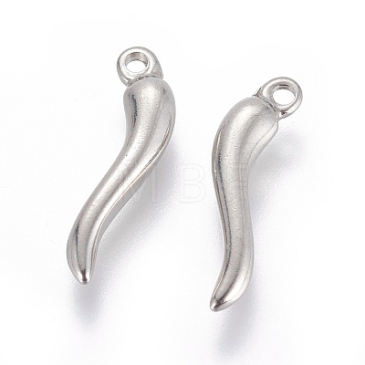 304 Stainless Steel Pendants STAS-L232-010B-1