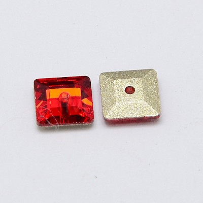 K9 Glass Rhinestone Beads RGLA-M001-6x6mm-M-1