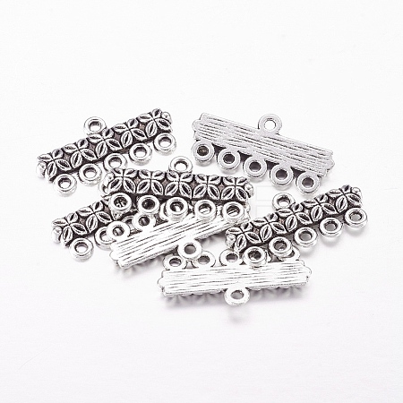 Tibetan Style Alloy Chandelier Components Links LS-LF0753Y-1