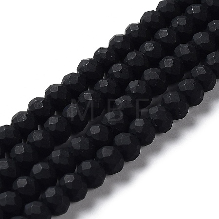 Glass Beads Strands EGLA-A034-P2mm-MD18-1