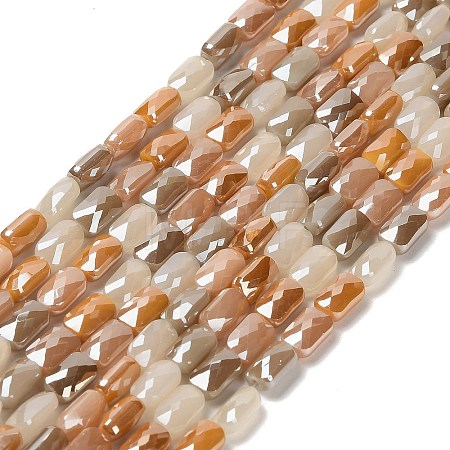 Electroplate Glass Beads Strands EGLA-P065-02A-03-1