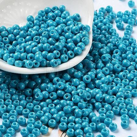 Baking Paint Glass Seed Beads SEED-H002-I-A508-1