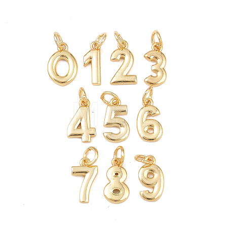 Brass Charms KK-G544-10G-1