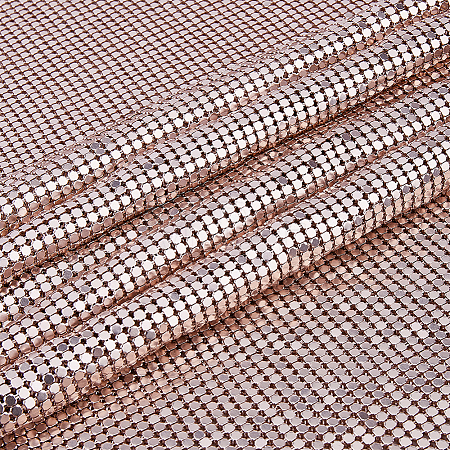 Aluminum Beaded Trim Mesh Ribbon Roll DIY-WH0750-413D-1