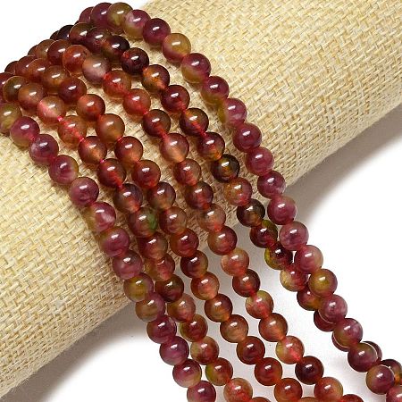 Natural Malaysia Jade Beads Strands G-B165-C05-4mm-1