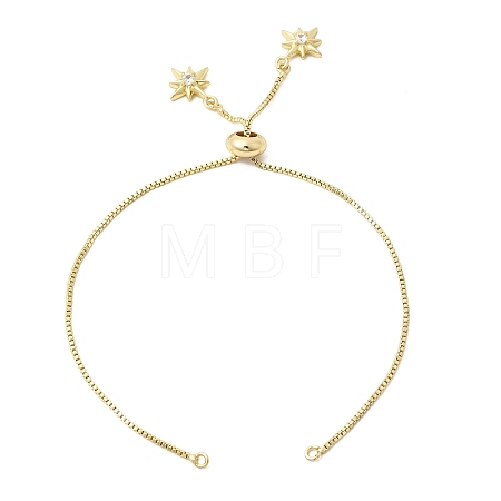 1MM Brass Box Chain Slider Bracelet Making MAK-K024-09G-1