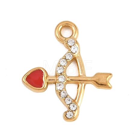 304 Stainless Steel Pendants STAS-D264-02G-1