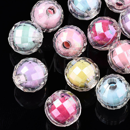 Transparent Acrylic Beads TACR-N011-006B-03-1