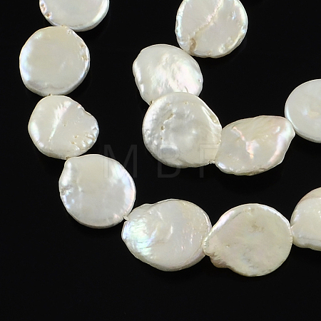 Natural Baroque Pearl Keshi Pearl Beads Strands PEAR-Q004-20-1