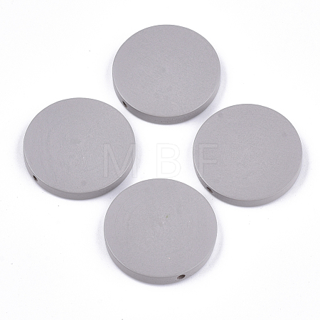 Painted Natural Wood Beads WOOD-S049-02A-07-1