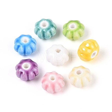 Handmade Porcelain Ceramic Beads PORC-T133-26M-1