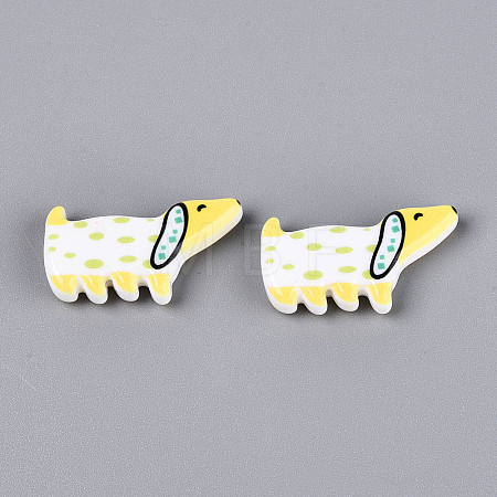 Printed Opaque Resin Beads RESI-N043-04D-1
