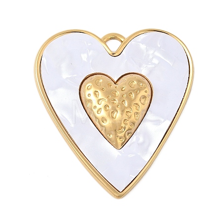 Opaque Acrylic Pendants STAS-P404-12G-01-1