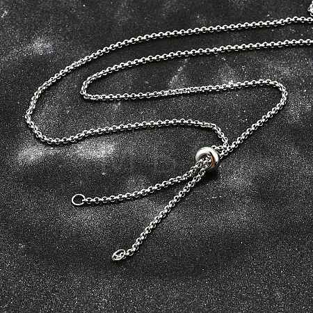 Non-Tarnish Adjustable 304 Stainless Steel Slider Necklaces X-NJEW-L156-003P-1