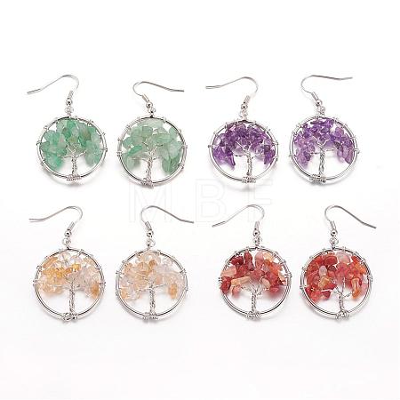 Dangle Earrings EJEW-N0030-M-1