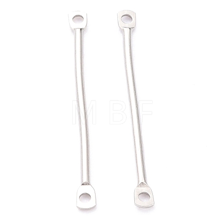 Non-Tarnish 201 Stainless Steel Links Connectors LS-X-STAS-B011-01A-P-1