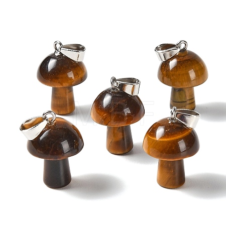 Natural Tiger Eye Pendants GG-CBAA0EE-05P-20-1