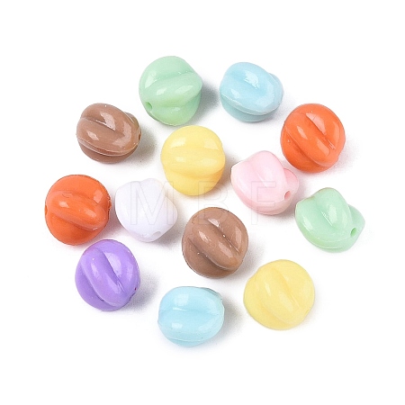 Opaque Acrylic Beads OACR-Q199-13-1