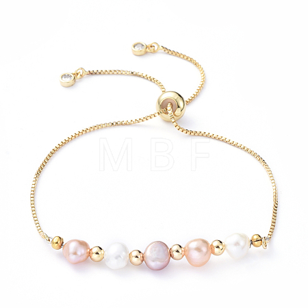 Adjustable Brass Slider Bracelets BJEW-JB05149-1