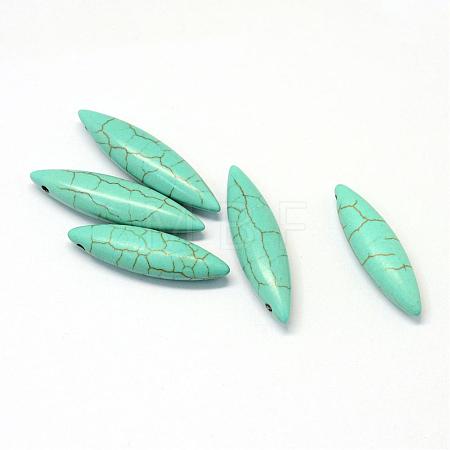 Synthetic Turquoise Gemstone Pendants TURQ-S283-01B-1