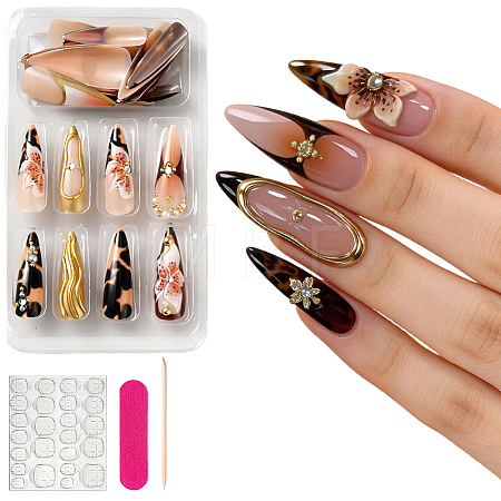 1 Bag ABS Plastic Press On False Nails MRMJ-CP0001-61-1