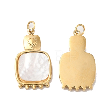 Ion Plating(IP) 304 Stainless Steel Pendants STAS-Q215-32G-1
