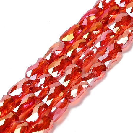 Electroplate Glass Beads Strands EGLA-P066-01A-AB09-1
