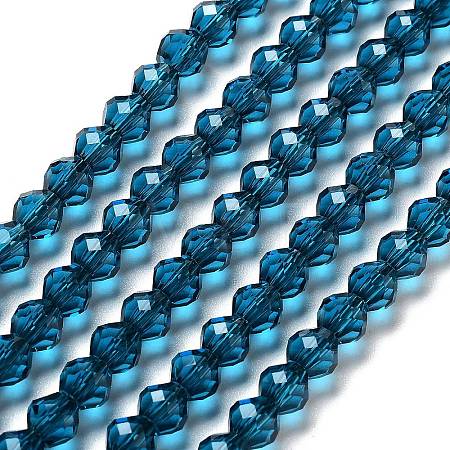 Transparent Glass Beads Strands GLAA-A014-03H-1