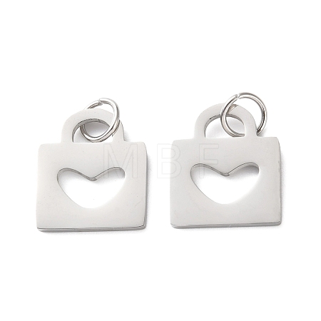 304 Stainless Steel Pendants STAS-E530-01P-1