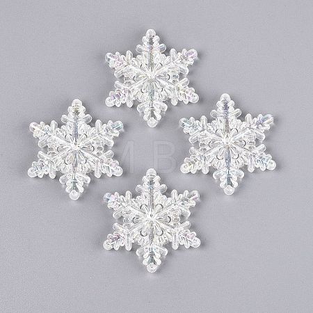 Transparent Plastic Chandelier Component Links KY-Q005-07B-1