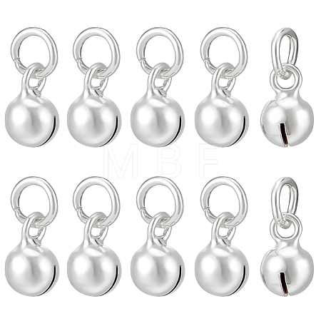 10Pcs Sterling Silver Pendants STER-BC0001-98-1