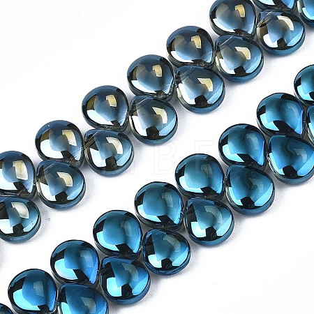 Electroplate Glass Beads Strand X-EGLA-S188-27-C01-1