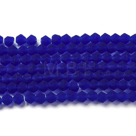 Imitate Austrian Crystal Frosted Glass Beads Strands EGLA-A039-T3mm-MD06-1