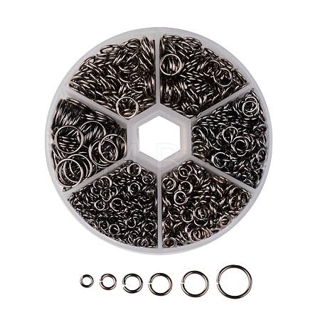1 Box of Iron Open Jump Rings IFIN-JP0016-01B-1
