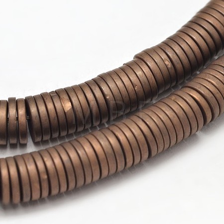 Electroplate Non-magnetic Synthetic Hematite Beads Strands G-I175-20B-1