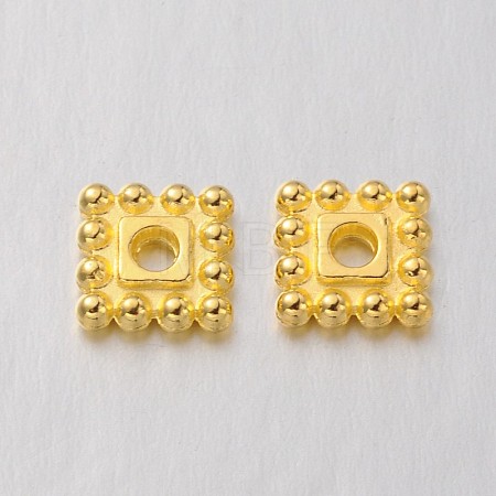 Tibetan Style Alloy Spacer Beads TIBEB-P002-02G-RS-1
