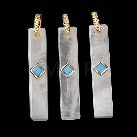 Natural Quartz Crystal Pendants GG-CBA51ED-01G-06-1