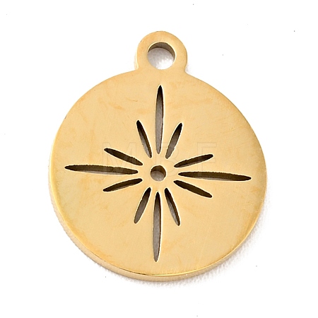 201 Stainless Steel Pendants STAS-E015-07G-1