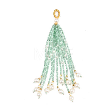 Transparent Glass & Plastic Beads Big Pendants LS-GLAA-B038-01A-1