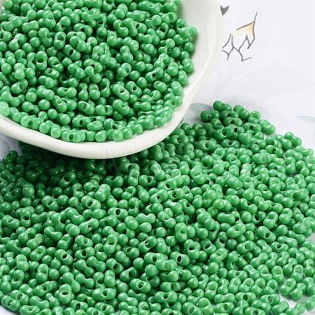 Baking Paint Glass Seed Beads SEED-A033-05Q-1